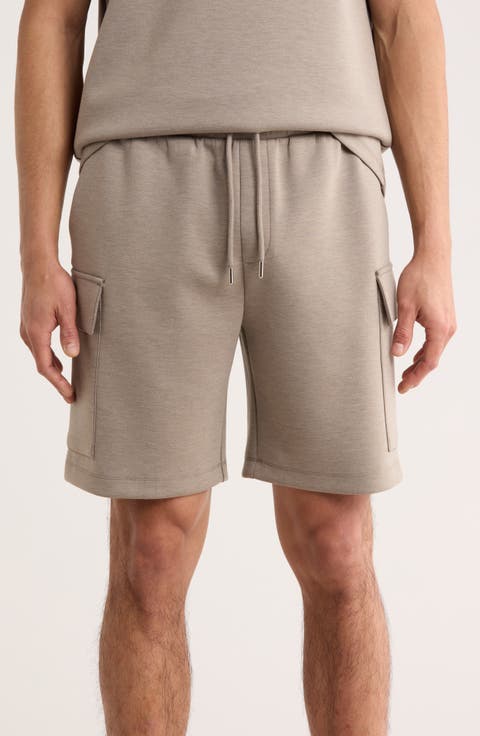 Scuba Knit Interlock Cargo Shorts