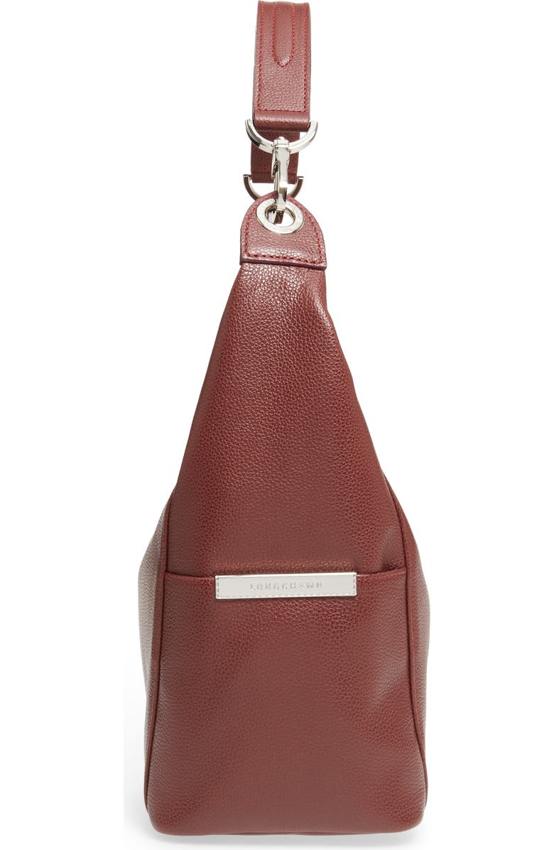 Longchamp 'Le Foulonne' Leather Hobo Bag, Alternate, color,