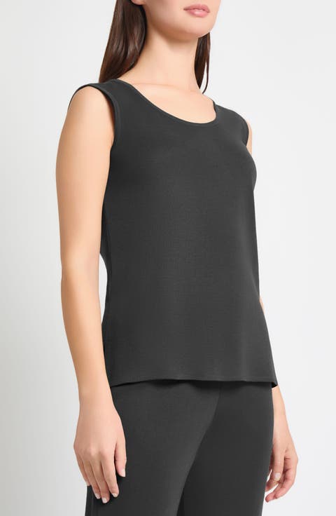 Scoop Neck Sweater Tank