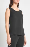 Ming Wang Scoop Neck Sweater Tank