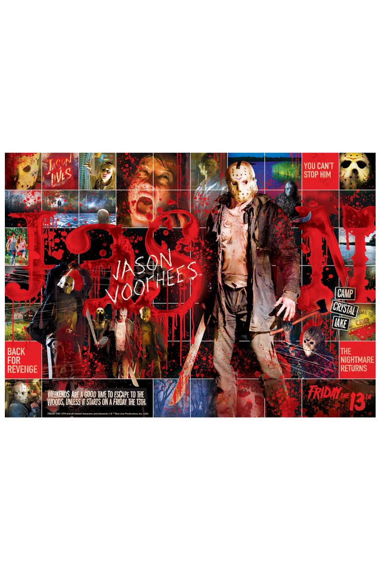 Friday the 13th 500 Piece Jigsaw Puzzle, Alternate, color, Multicolor