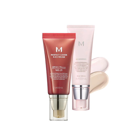 BB Essential Kit (M Perfect Cover BB Cream (SPF 42 PA+++) + M BB Boomer)