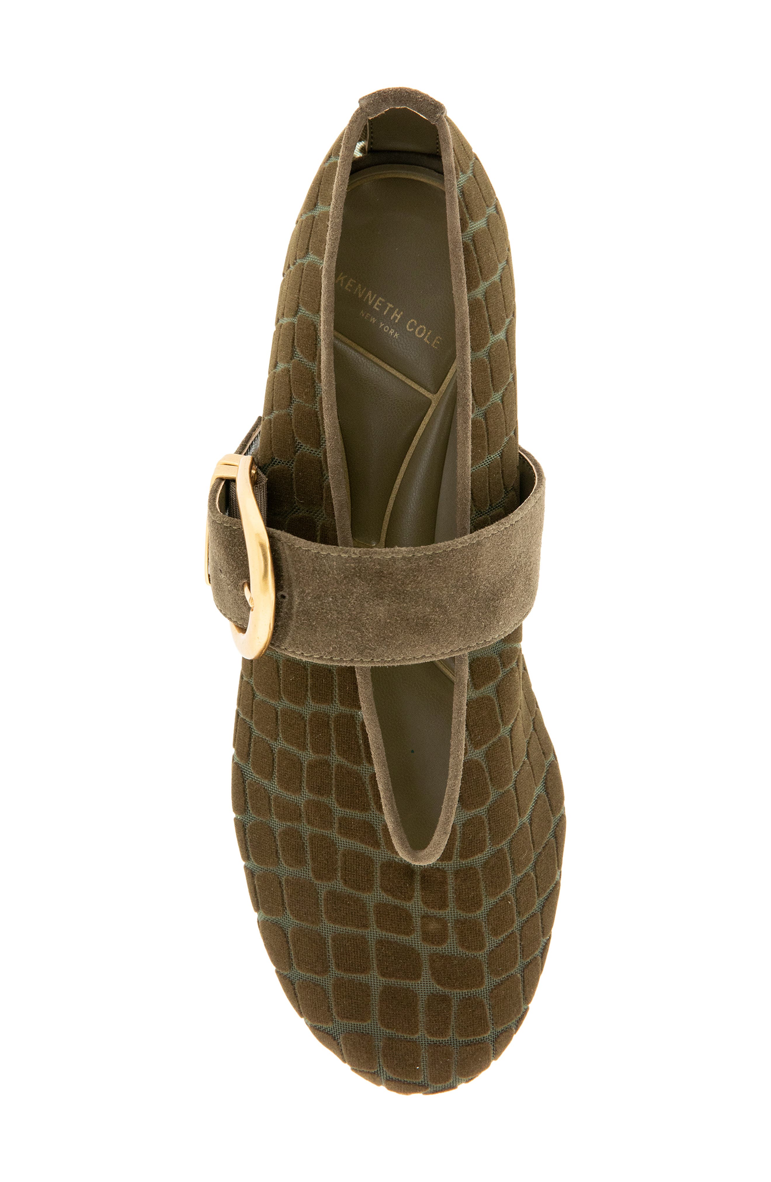 Tamarra Mary Jane Flat, Alternate, color, OLIVE MESH