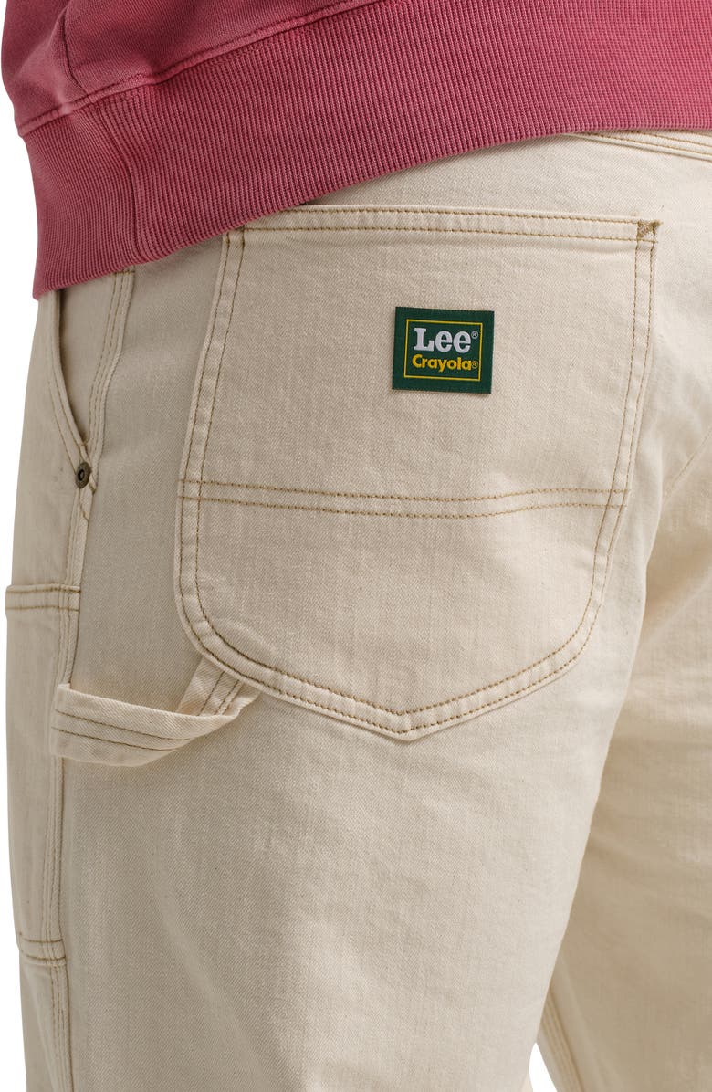 Lee x Crayola Carpenter Jeans, Alternate, color, Ecru