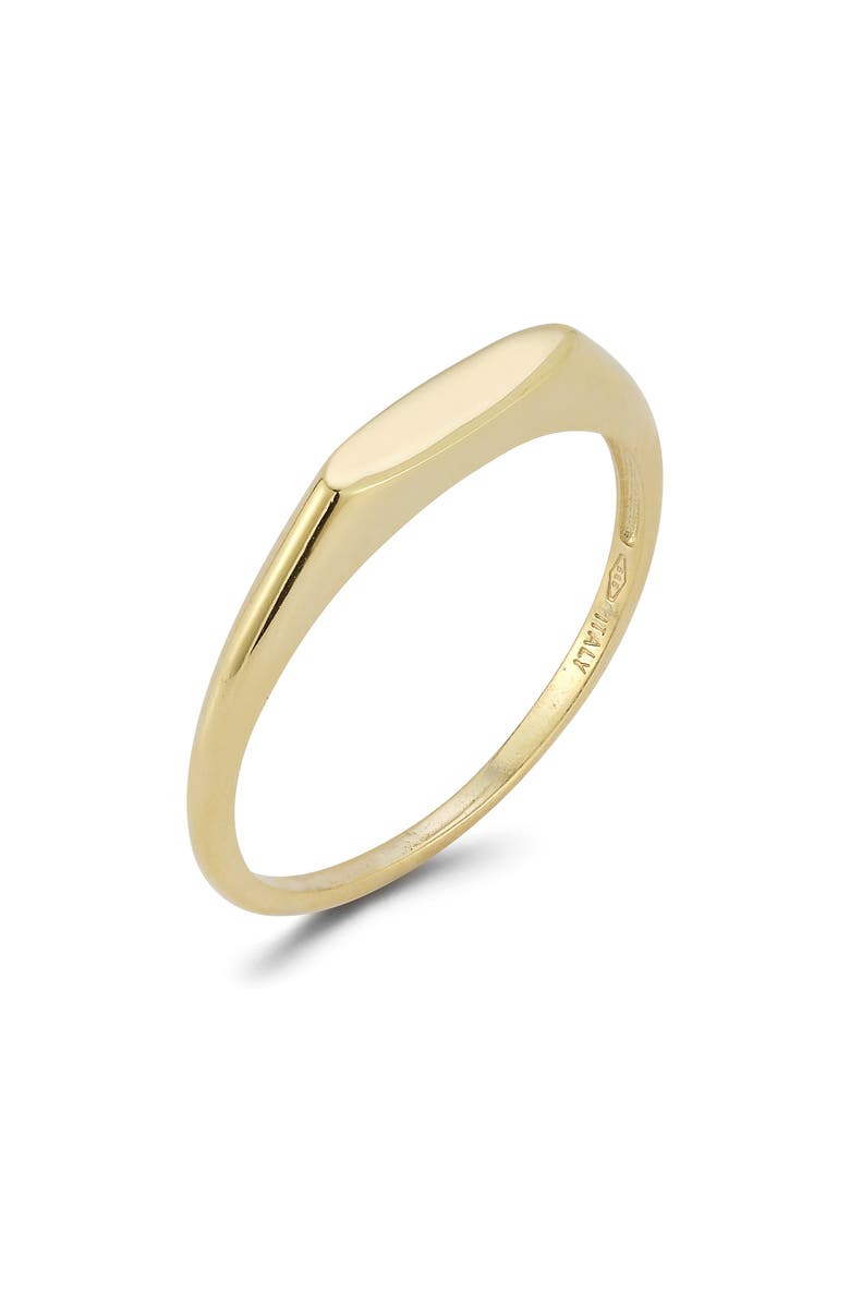 Ember Fine Jewelry Bar Signet Ring, Main, color,
