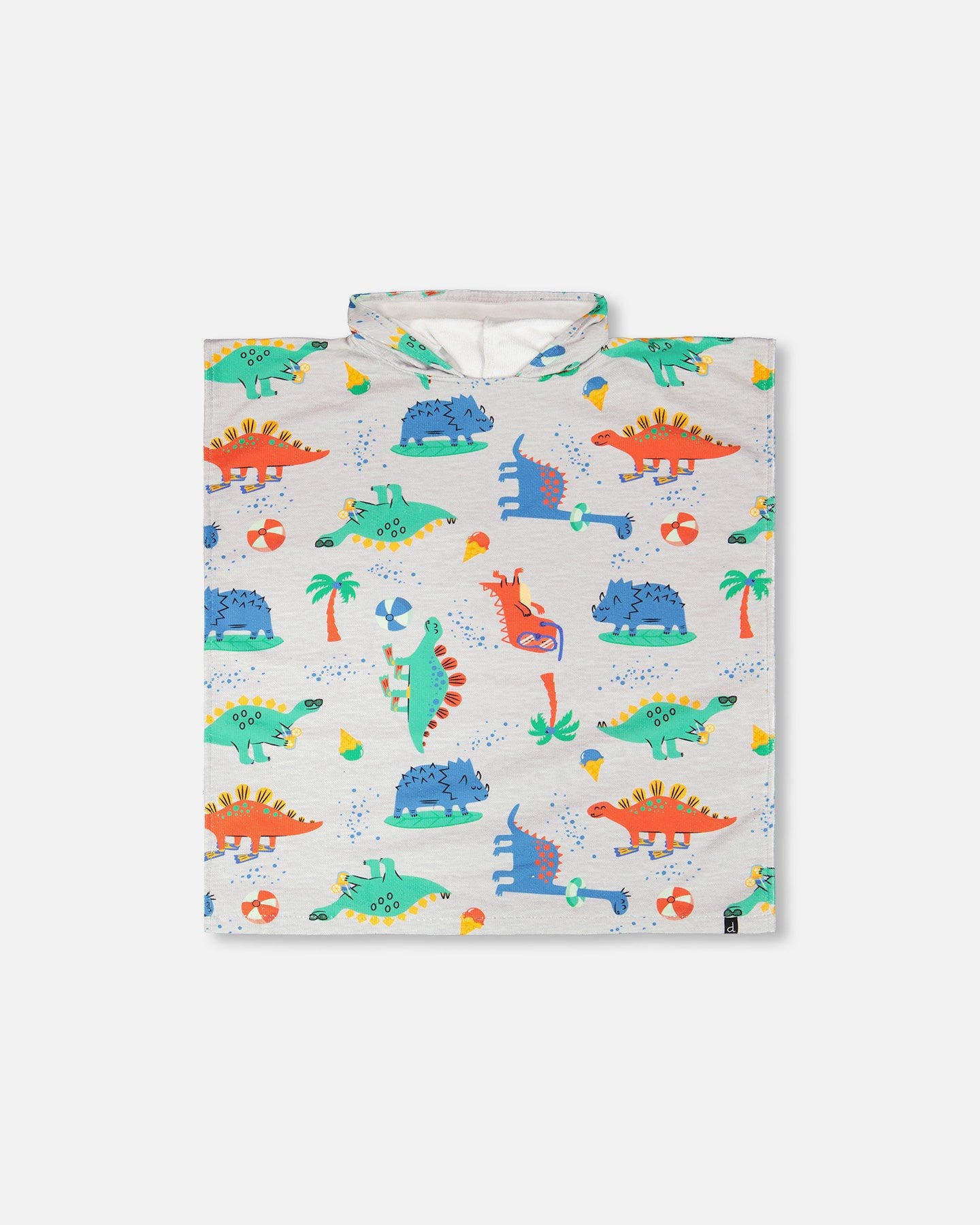 selected Grey Printed Baby Dinosaurs