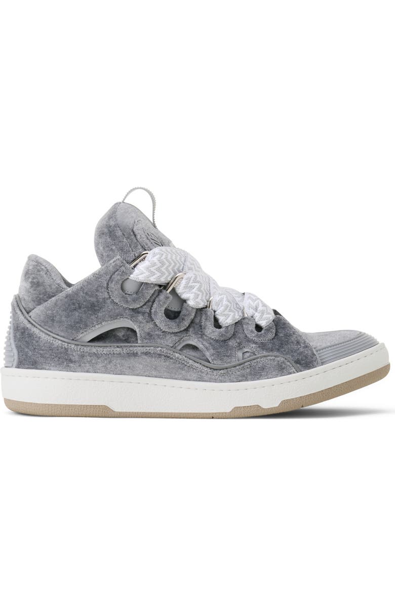 Lanvin Curb Sneakers In Jersey, Main, color, Grey