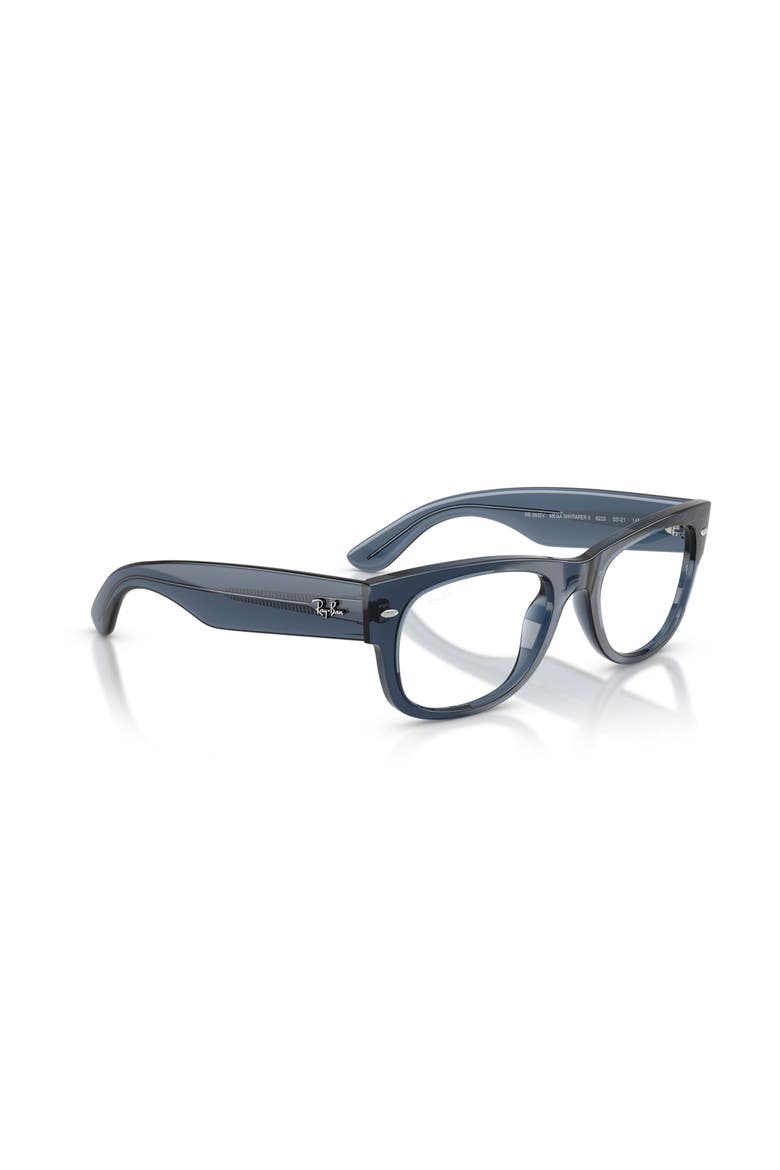 52mm Square optical glasses, Alternate, color, Blue