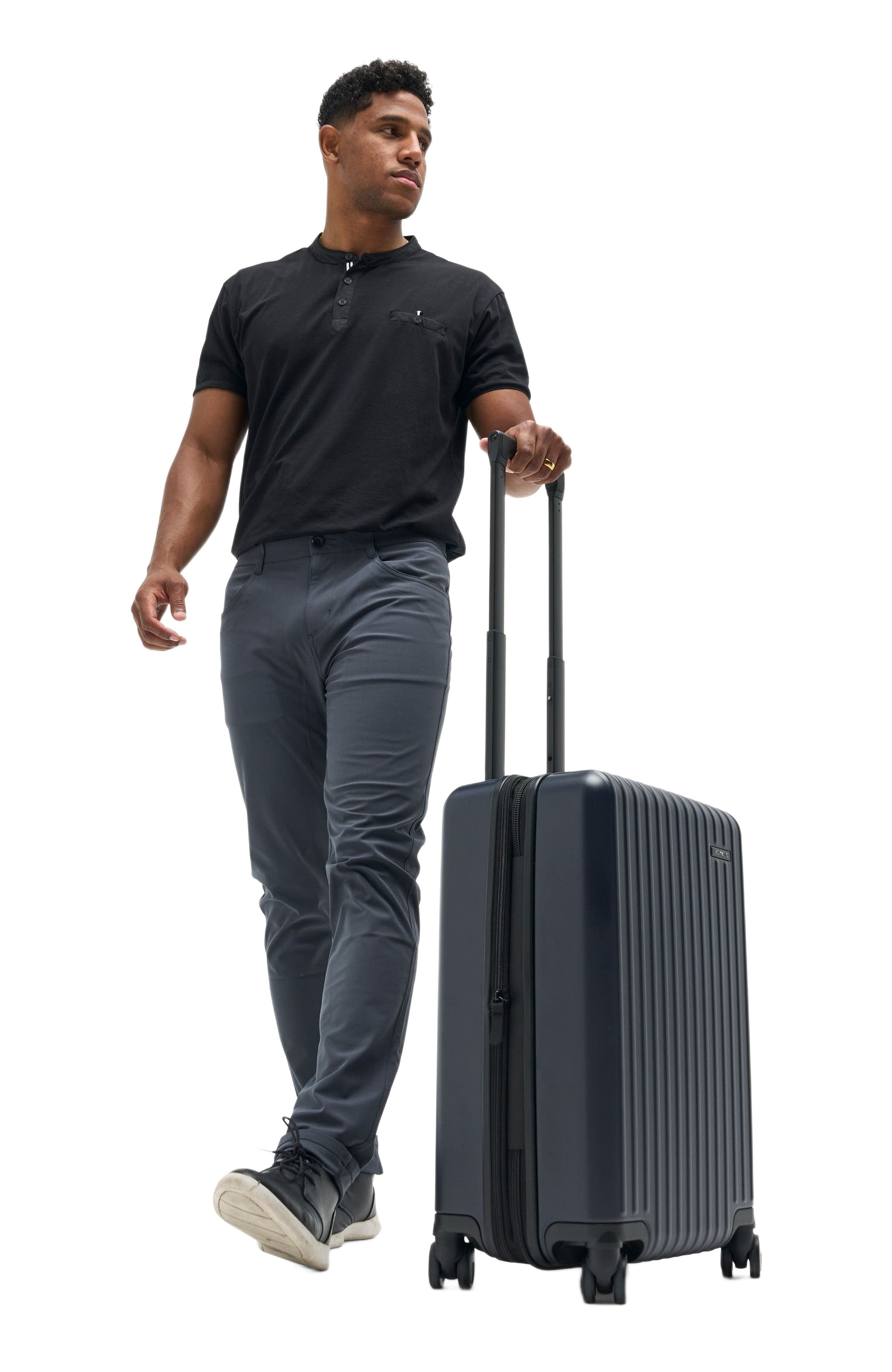 NOMATIC Hardside Spinner Wheel Carry-On Luggage, Alternate, color, Navy