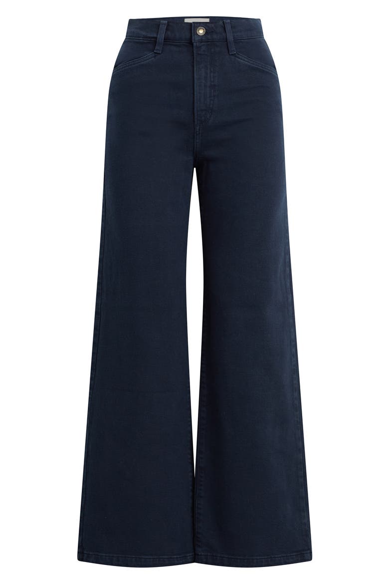 The Mischa Super High Waist Wide Leg Jeans, Alternate, color, NAVY