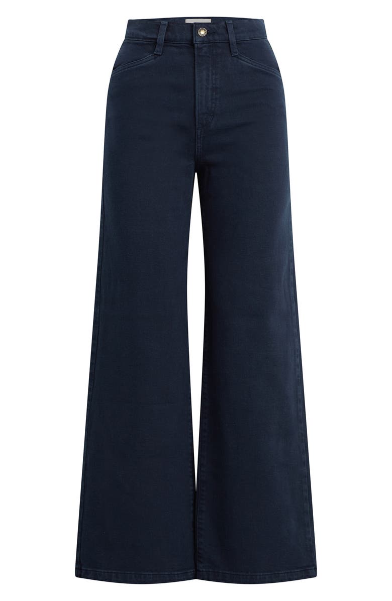 Favorite Daughter The Mischa Super High Waist Wide Leg Jeans, Alternate, color, Navy