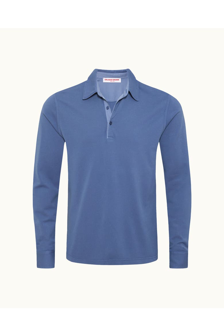 Garfield Classic Fit Garment Dye Jersey Polo Shirt, Alternate, color, Nightfall Blue