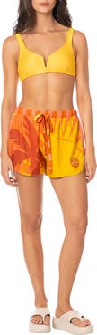 Maaji Instintc Print Ryto Cover-Up Shorts