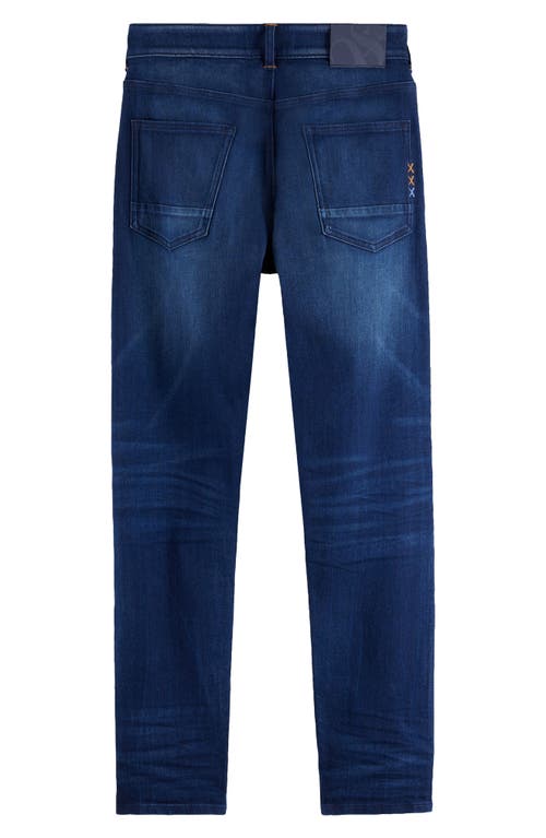 Scotch & Soda Ralston Regular Fit Slim Stretch Jeans In Blue