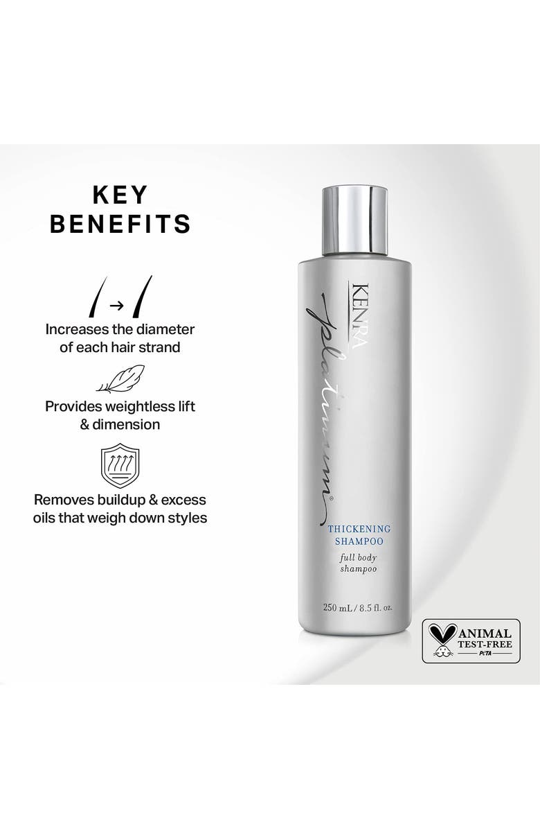 KENRA Platinum Thickening Shampoo 8.5 oz, Alternate, color, N/A