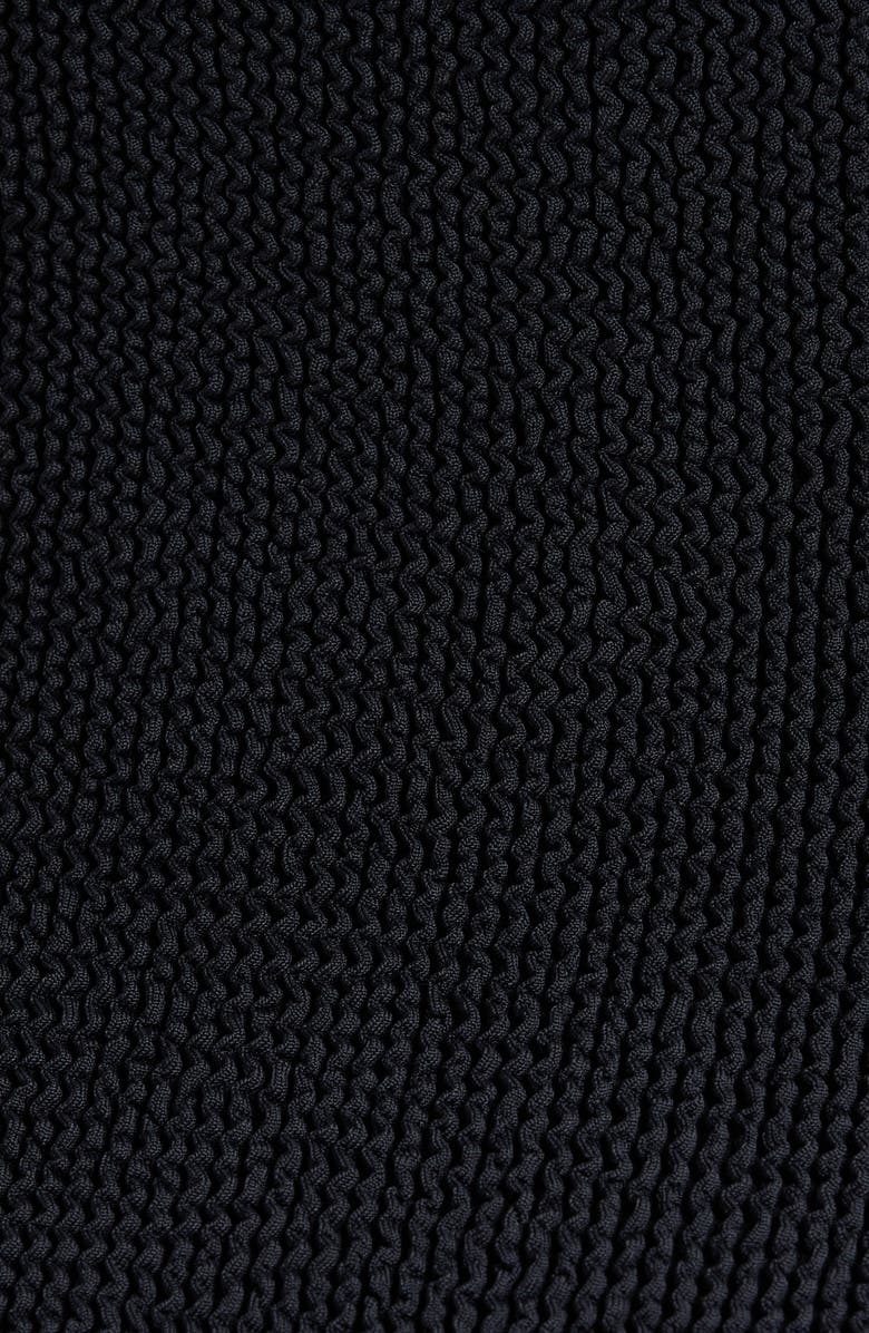 Hunza G Crystal O-Ring One-Piece Swimsuit, Alternate, color, Black