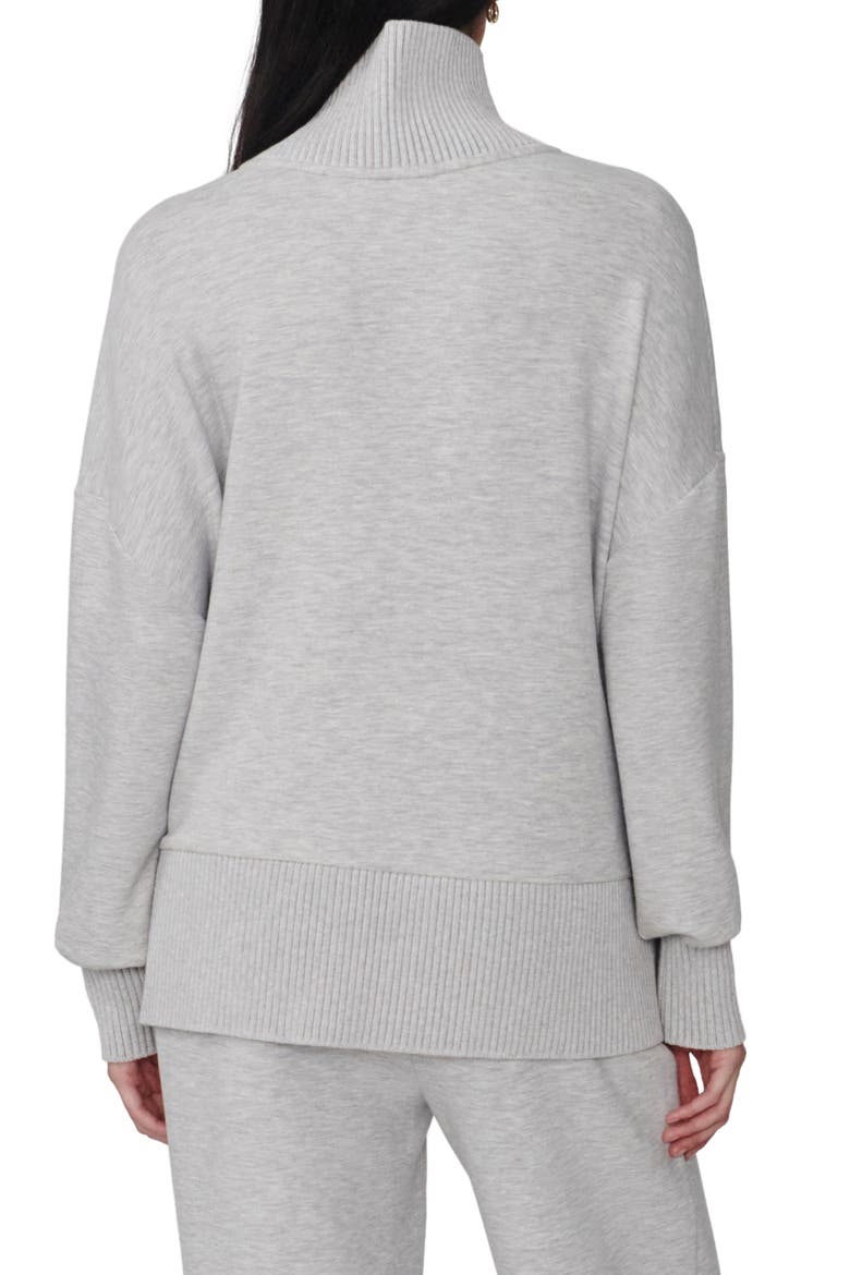 Barker Turtleneck Sweatshirt, Alternate, color, LIGHT GREY MARL