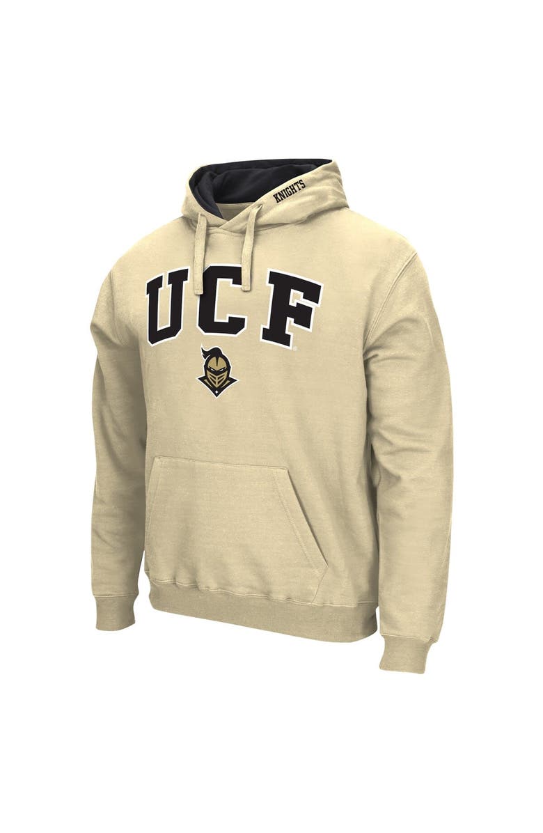 COLOSSEUM Men's Colosseum Gold UCF Knights Arch & Logo Pullover Hoodie, Alternate, color, Gold