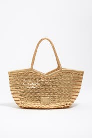 Bimba y Lola Braided Leather Shopper Bag