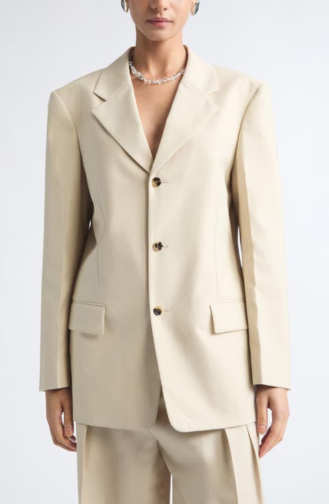 Faded Stripe Wool & Cotton Jacket