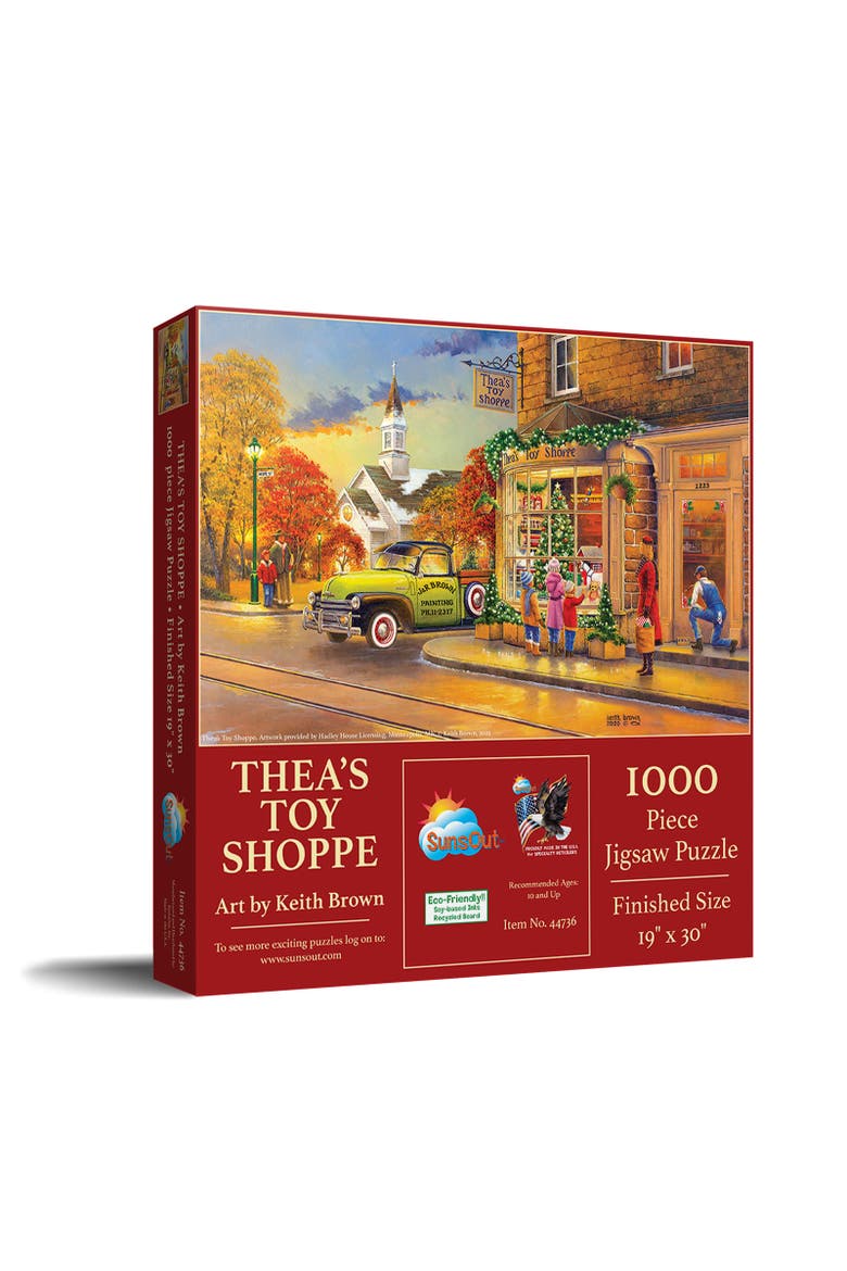 Thea's Toy Shoppe 1000 piece Jigsaw Puzzle for Adults, Main, color, Multicolor