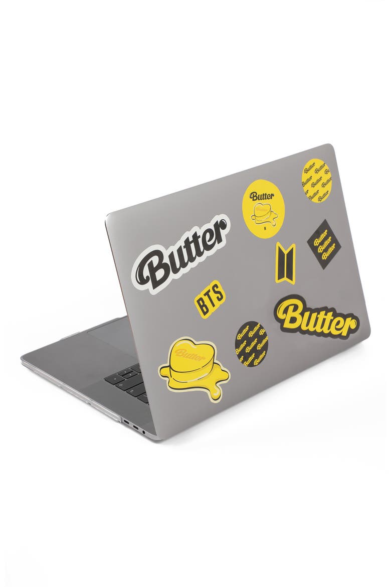 Butter Sticker Set, Alternate, color, YELLOW