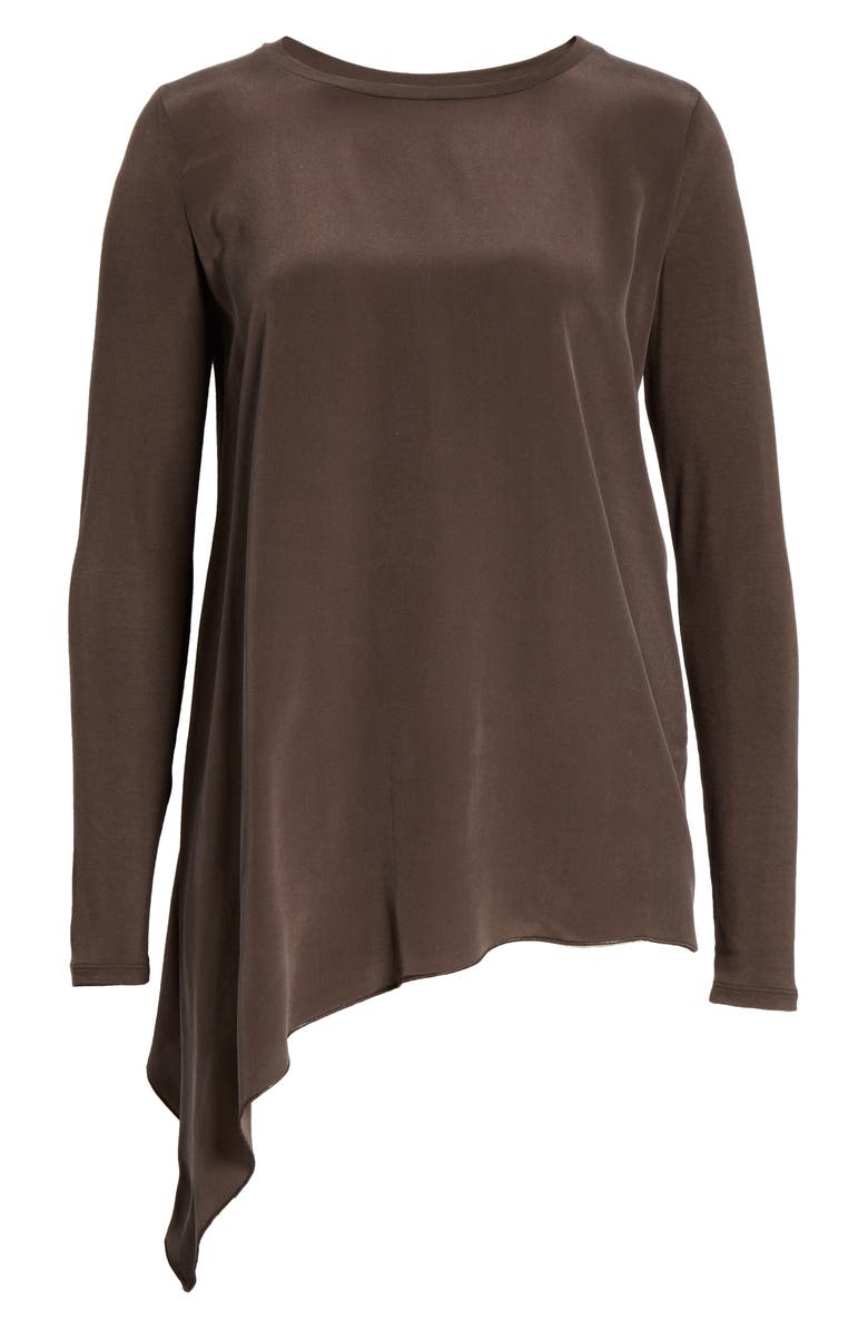 Max Mara Leisure Zaira Mix Media Silk Blend Top, Alternate, color, 