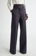 Altuzarra Rudy Wide Leg Stretch Wool Pants