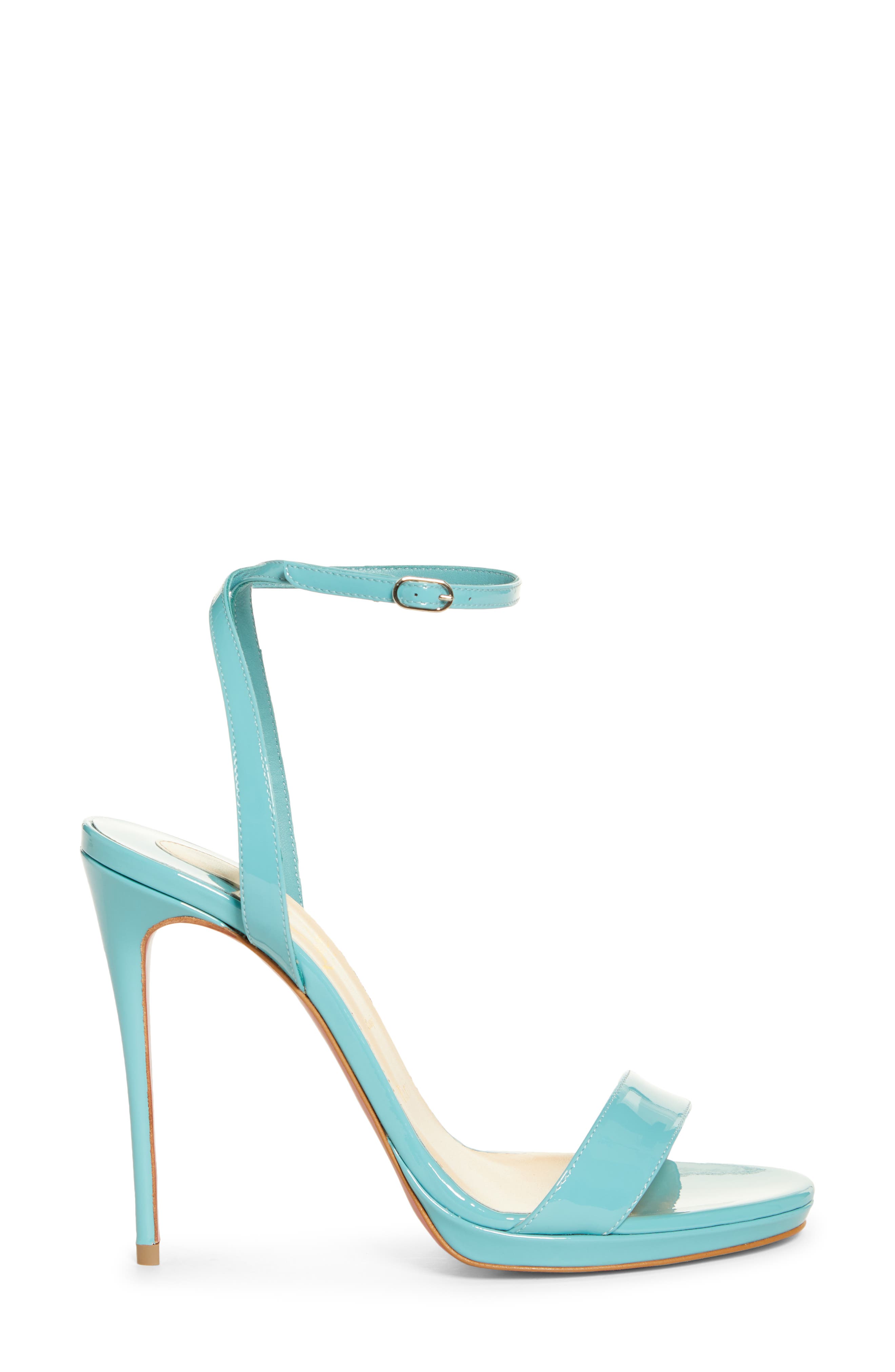 Christian Louboutin Loubi Queen Ankle Strap Sandal, Alternate, color, 