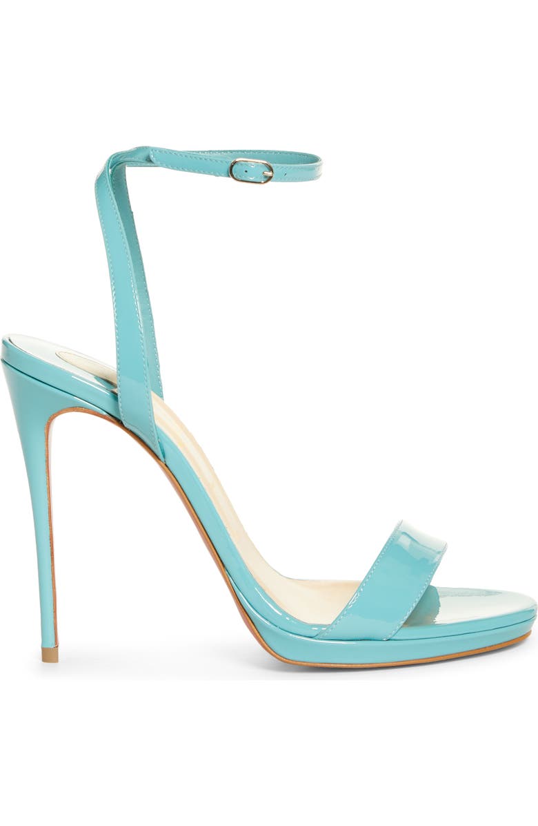 Christian Louboutin Loubi Queen Ankle Strap Sandal, Alternate, color,