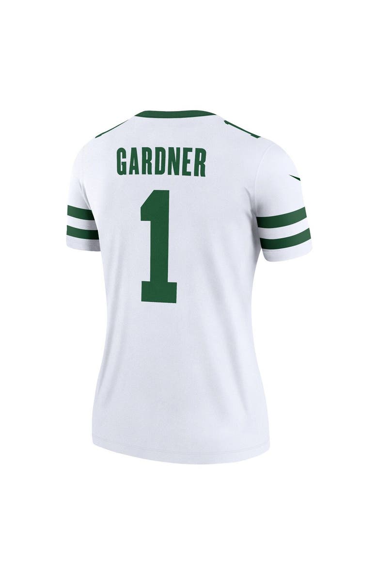 Nike Women's Nike Ahmad Sauce Gardner Legacy White New York Jets Legend Player Performance Top, Alternate, color, White