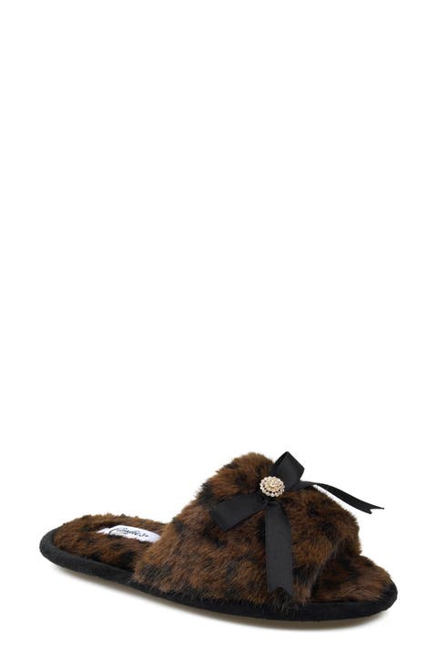 Wendy Faux Fur Slide Sandal