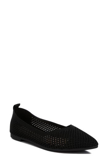 London Rag Selaris Flat In Black