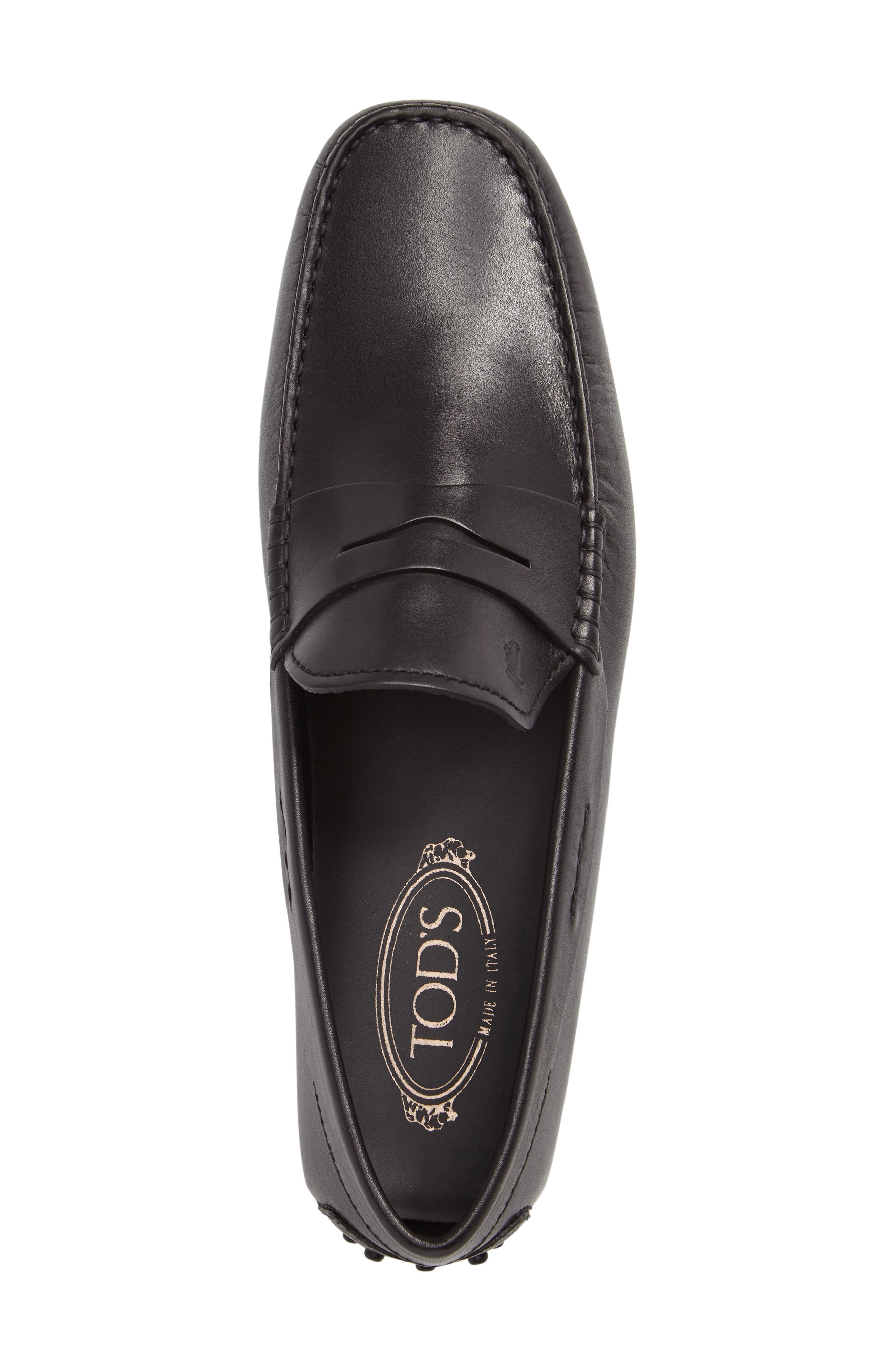 City Penny Driving Shoe, Alternate, color, BLACK LEATHER