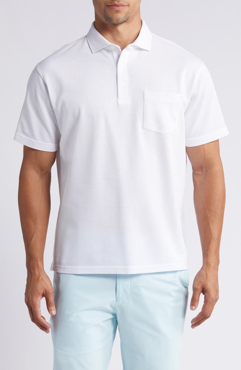 Peter Millar Crown Crafted Verona Cotton Piqué Polo, Main, color, 