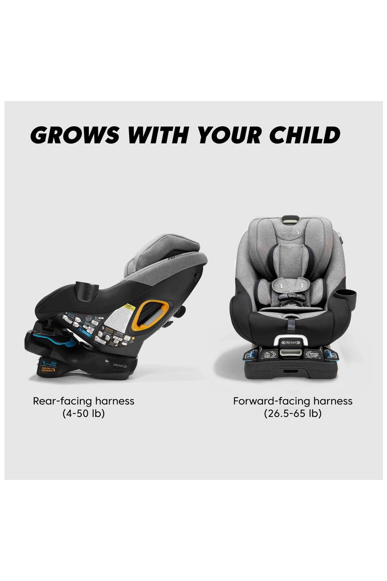 City Turn™ Rotating Convertible Car Seat, Alternate, color, PALOMA GREIGE
