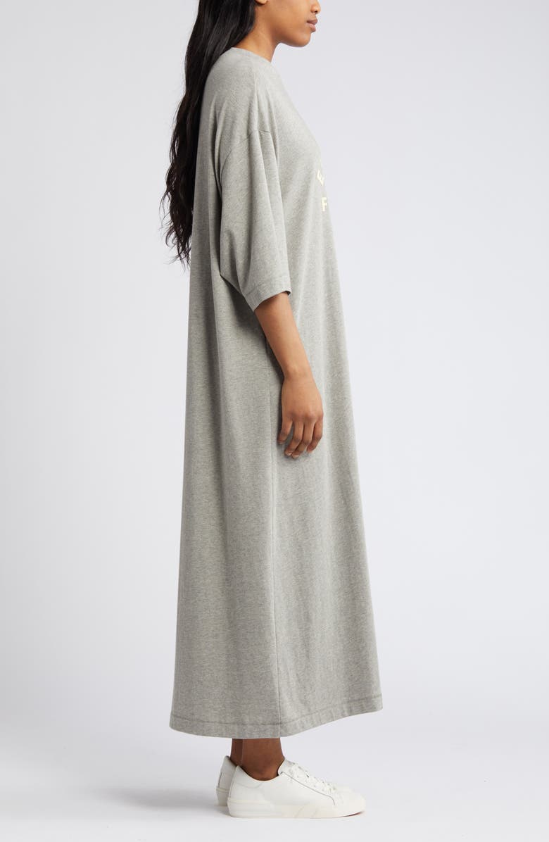 Fear of God Essentials Logo Maxi T-Shirt Dress, Alternate, color, 