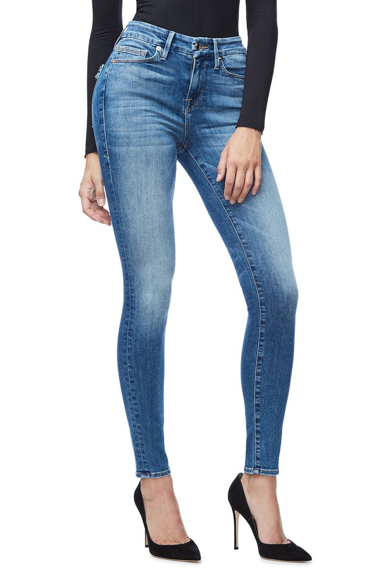 Good Legs High Waist Skinny Jeans, Alternate, color, BLUE 107