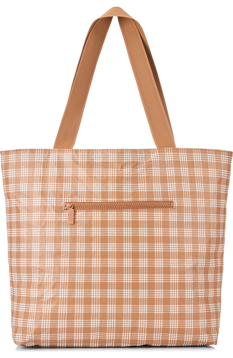 Aloha Collection Day Tripper Palaka Water Resistant Tyvek<sup>®</sup> Tote, Alternate, color, Toffee
