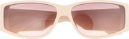 QUAY Not My Fault 41mm Rectangular Sunglasses