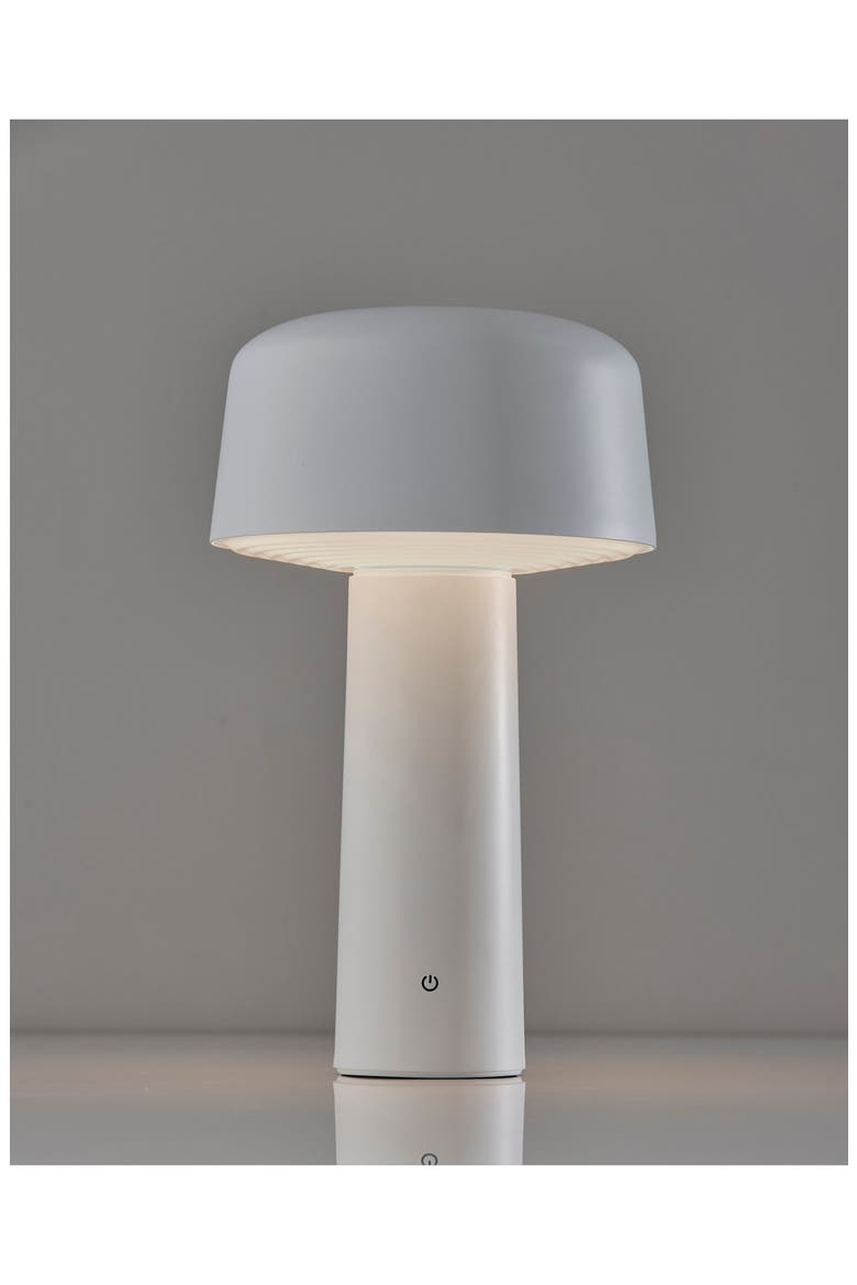 Lenny Cordless LED Table Lamp, Alternate, color, WHITE
