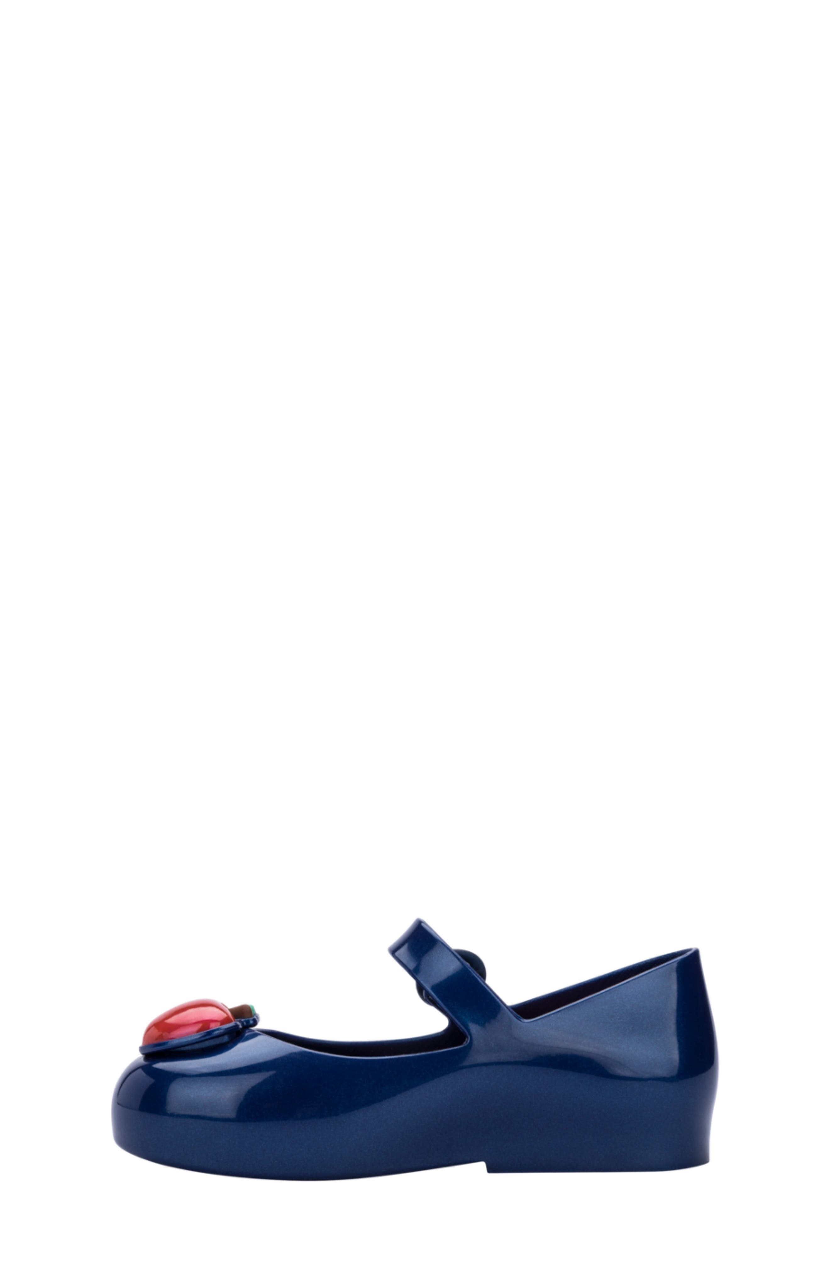 Mini Sweet Love Disney Princess Mary Jane Flat, Alternate, color, BLUE/RED