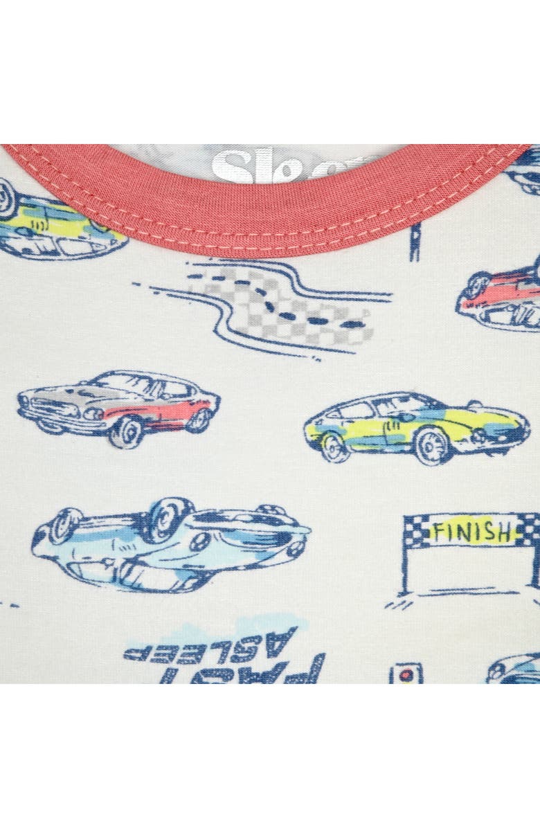 SLEEP ON IT 4-Piece Assorted Snug Fit Pajamas, Alternate, color, White/Blue