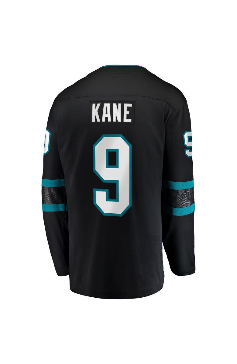 FANATICS Men's Fanatics Branded Evander Kane Black San Jose Sharks Alternate Premier Breakaway Player Jersey, Alternate, color, 