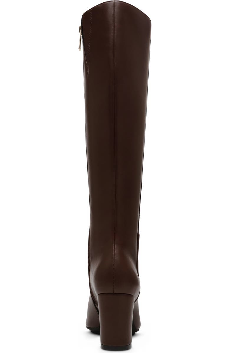 Anne Klein Serafina Cap Toe Tall Boot, Alternate, color, Brown