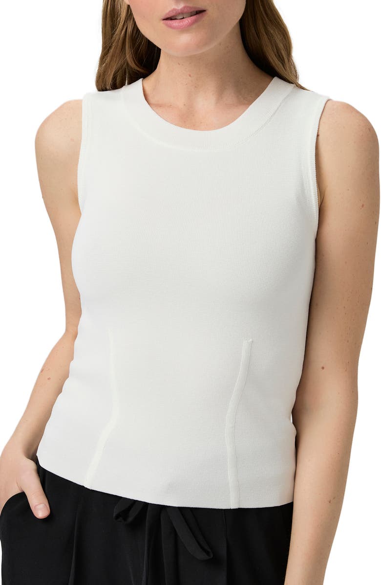PAIGE Diane Sweater Tank, Alternate, color, White