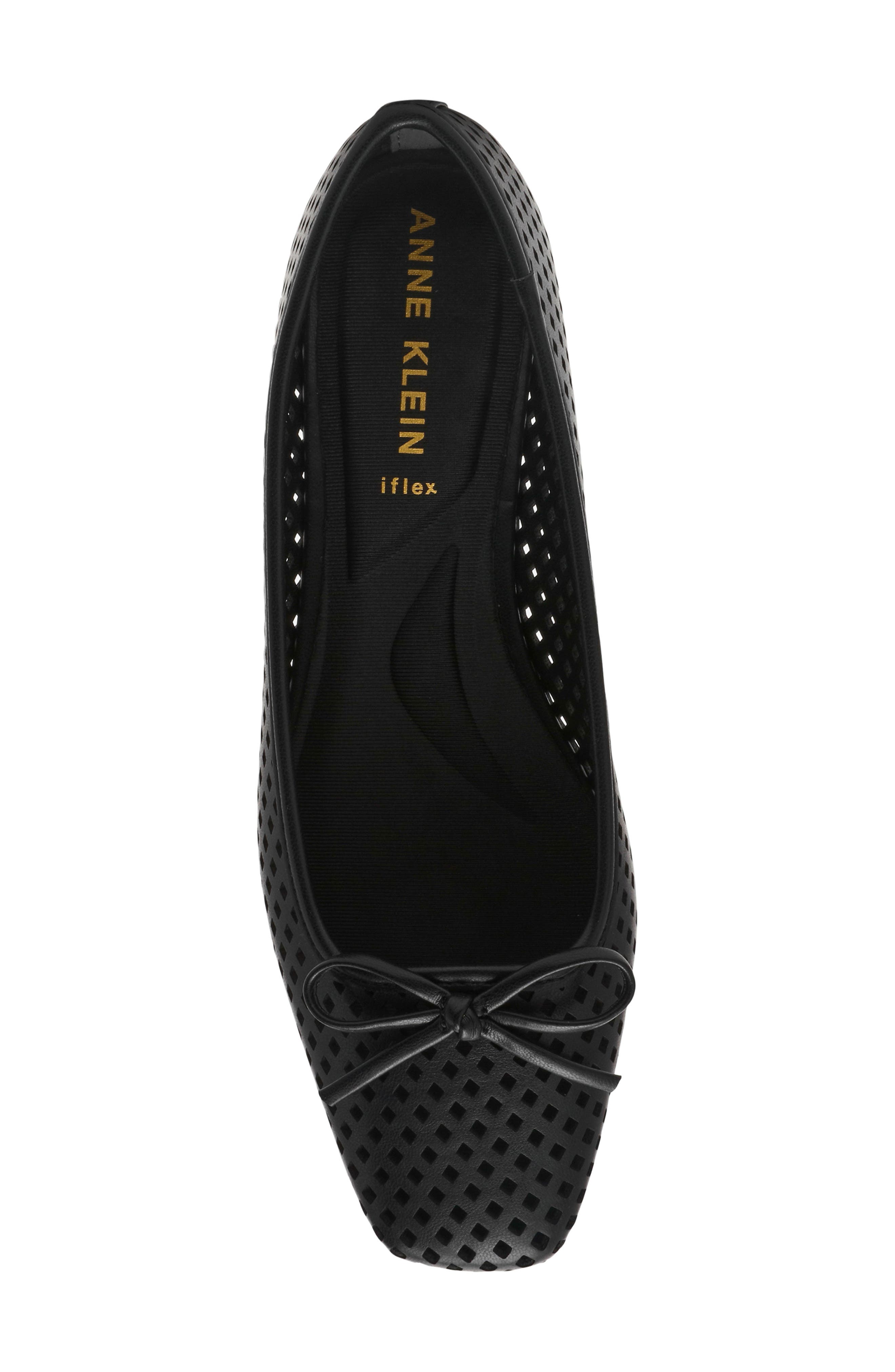 Anne Klein Perforated Ballet Flat, Alternate, color, 