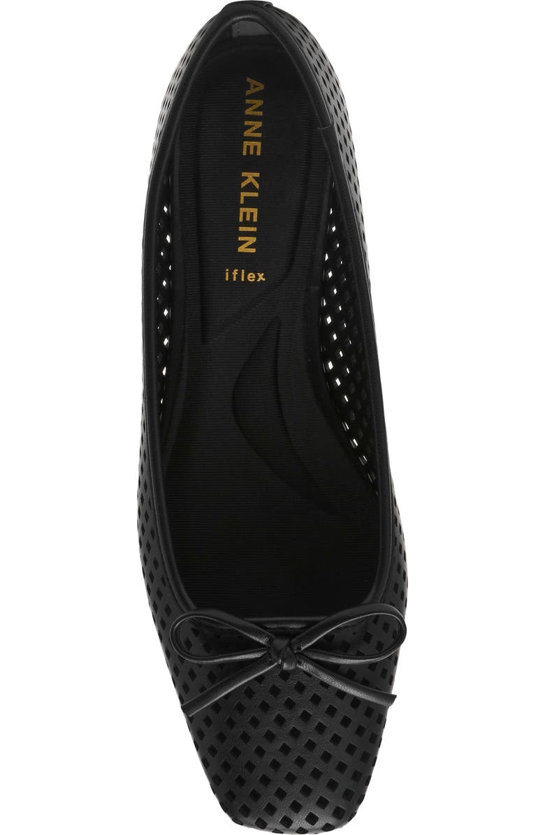 Anne Klein Perforated Ballet Flat, Alternate, color,