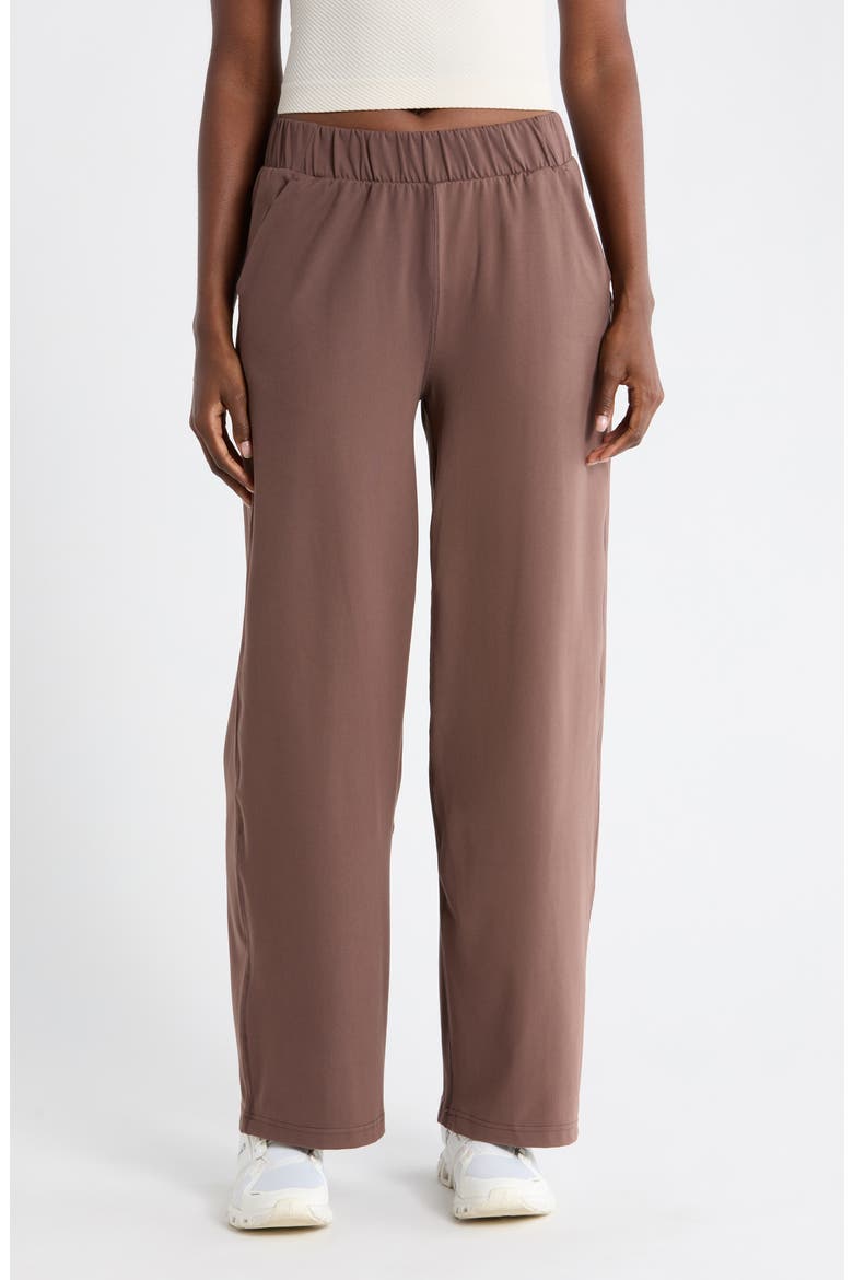 Rodeo Straight Leg Pants, Main, color, CLASSIC BROWN