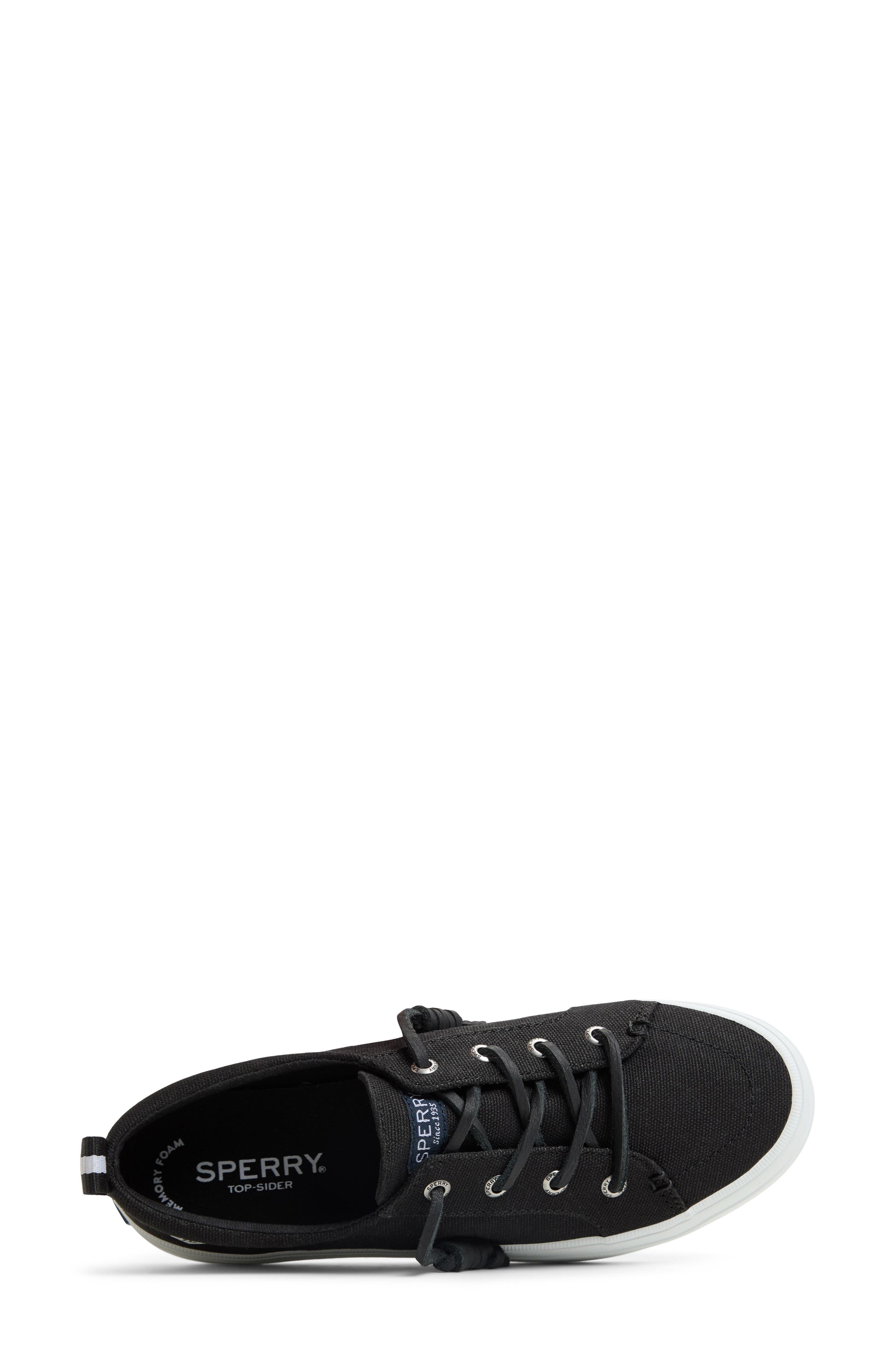 Sperry Crest Vibe Sneaker, Alternate, color, Black